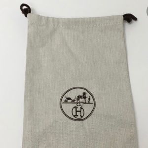 authentic hermes shoe bag